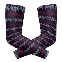 Fashion Sports Arm Supports New Year Love You Basketball Shooter Sleeves Sunscreen Cuff Stretched Fabric for Football, Volleyball, Baseball Protection, Youth & Adult Sizes(1 Pair)