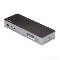 StarTech.com Universal Laptop Docking Station - 4K USB C & USB A Compatible Dock w/Power Delivery - Dual DisplayPort & HDMI (DK30C2DPPD)
