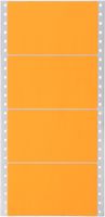 Compulabel Pinfeed Labels Fanfold Permanent Adhesive, 5" x 2 15/16", Fluorescent Orange (162202)