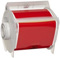 Brady 113119 GlobalMark 100' Length x 4" Width, B-595 Vinyl, Red Indoor/Outdoor Tape