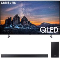 Samsung QN75Q80RA 75" Q80 QLED Smart 4K UHD TV (2019) w/ HWQ80R Soundbar Bundle