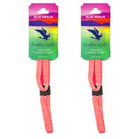 Blue Merlin Universal Fit Kids Glasses Strap | Adjustable Eyeglasses and Sunglasses Childrens Eyewear Retainer | Comfortable, Waterproof, Durable | Made in The USA | 2 Pack, Pink