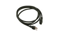 Interpower 70401020244 North American Cord Set, NEMA 5-15P Plug Type, IEC 60320 C13 Connector Type, Black Plug Color, Black Cable Color, 10A Amperage, 125VAC Voltage, 2.44m Length
