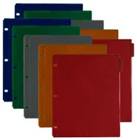 Five Star Flex NoteProtector Dividers for Flex NoteBinder, 5 Tab Dividers, 11-1/2" x 9-3/4", Assorted Colors, 2 Pack (38066)