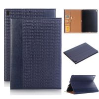 Leather Case for New iPad 2017 9.7/iPad 9.7 2018, Businda Book Style Folio Protective Cover with Cards Slots, Stand Magnetic PU Leather with Smart Auto Sleep/Wake Cover for 2017/2018 9.7 Inch-Blue
