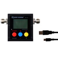 Surecom Gam3Gear SW-102S SO239 Connector Digital VHF UHF 125-525Mhz Power & SWR Meter with Ground Plate