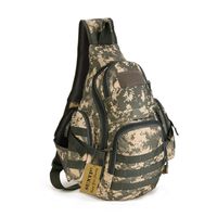 Protector Plus Tactical Military Daypack Sling Chest Pack Bag Molle Laptop Backpack Large Shoulder Bag Crossbody Duty Gear For Hunting Camping Trekking