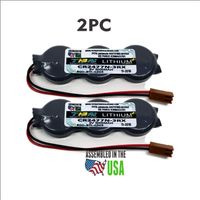 2PC CR2477N-3RX Panasonic 44A747665-001R03, 44A747665-001R02, 44A747665-001R01, GE Fanuc IC698ACC701 PLC - CNC Replacement Battery