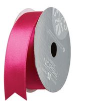Jillson Roberts 1-Inch Double Faced Satin Ribbon Available in 21 Colors, Magenta, 6 Spool-Count (FR1010)