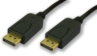 Lynn Electronics DPMM-6F 6-Feet Display Port M/M v1.2 Compliant Cable, 2-Pack