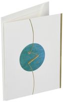 Design Design Aurora V Initial Blank Note Cards 12 Count 118-07725
