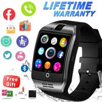 Bluetooth Smart Watch with Camera Sim Card Slot Touch Screen Smartwatch Unlocked Cell Phone Watch Sports Smart Wrist Watch for Android Phones Samsung Sony iOS (Silver)