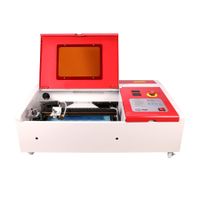 Orion Motor Tech 40W Co2 Laser Engraving Cutting Machine, Digital Control 12" x 8" K40 Desktop DIY Wood Laser Engraver Cutter with Red Dot Pointer & Detachable Wheels(Latest Version)