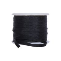 Threadart 100% Pure Silk Ribbon - 2mm Black - No. 002-3 Sizes - 50 Colors