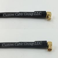 6 inch RGU178 MCX MALE ANGLE to MCX FEMALE ANGLE Pigtail Jumper RF coaxial cable 50ohm High Quality Quick USA Shipping