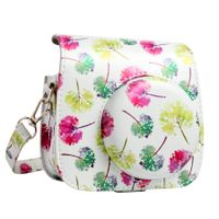 QUEEN3C Ginkgo Biloba Mini 9 Camera Case Bag with Adjustable Strap for Fujifilm Instax Mini 9 Mini 8 Mini 8+ Instant Camera. (Ginkgo Biloba)