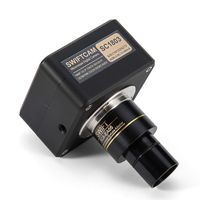 Swiftcam 18 Megapixel Camera for Microscopes, with Reduction Lens, Calibration Kit, Eyetube Adapters, and USB 3.0 Cable, Compatible with Windows/Mac/Linux