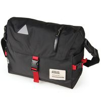 OCCIENTEC Messenger Bags Water Resistant Satchel Shoulder Crossbody Sling Working Bag Bookbag Briefcase Fits 14 Inch Laptop for Men and Women-Black