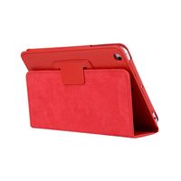 TechCode iPad Mini 4 Protective Case, Premium Folio Case Book Design Cover Multi-Angle Viewing Lightweight Ultra Slim Stand Smart Protective Case for iPad Mini4 7.9'',Red