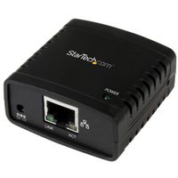 StarTech.com 10/100Mbps Ethernet to USB 2.0 Network Print Server - Windows 10 - LPR - LAN USB Print Server Adapter (PM1115U2)