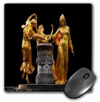3dRose LLC 8 x 8 x 0.25 Inches Famous Mozart Monument Dresden Germany Mouse Pad (mp_61923_1)