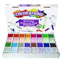 Colorations Washable Classic Markers Classroom Pack - Set of 256 (Item # 982561)