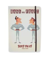 Saturday Night Live Hans and Franz 96 Pages A5 Multi-Use Notebook, 5-3/4 x 8-1/4 Inches (SNLJ02)