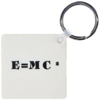 3dRose E=Mc2 Key Chains, Set of 2 (kc_62610_1)