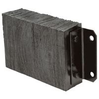 Guardian Dock Bumper 20"W x 10"H x 4 1/2"D Horizontal Laminated Rubber