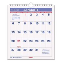 AT-A-GLANCE 2019 Monthly Wall Calendar, 6-1/2" x 7-1/2", Mini 3 Pack