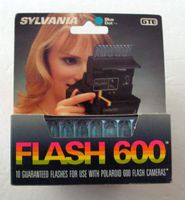 Sylvania Blue Dot Flashbar "Flash 600" GTE 10 flashes for Polaroid 600 Cameras
