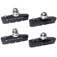 Pioneeryao Sport Road Bike Cycle Bicycle Brake Pads Block 2 Pairs (Black)