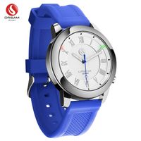 DREAM SPORT Hybrid Smart Watch，Analog Smartwatch with Bluetooth & 3 ATM Waterproof - Hybrid Smartwatches Calories and Step Counter Sleep Monitor Activity Tracker for Men & Women Blue