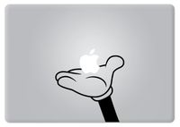 Mickey Mouse Holding Apple Macbook Decal Vinyl Sticker Apple Mac Air Pro Retina Laptop sticker