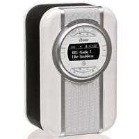 VQ Christie HD Digital Radio with FM, Bluetooth/NFC, Alarm Clock, Rotating Display & Enamel Fascia - Black