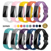Gymu Fitbit Ace Bands for Kids,Fitbit Alta HR Bands,Fitbit Alta Bands, Diamond Replacement Wristbands with Secure Metal Buckle Clasp for Fitbit Alta Alta HR Ace (Original Size for Fitbit Ace)