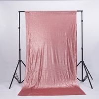 Zdada 6ftx6ft Blush Sequin Wedding Backdrop Sparkly Photography Backdrop For Wedding