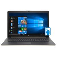 HP 17.3" High Performance Touchscreen Laptop in Pale Gold (Intel i5-8250U 4-Core, 16GB RAM, 1TB HDD + 512GB PCIe SSD, 17.3" HD 1600x900 Touch, AMD Radeon 530, WiFi, Webcam, Microphone, Win 10 Home)