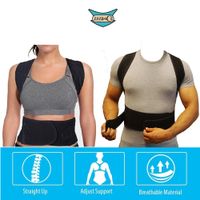 Posture Corrector for Men& Women, Upper& Lower Back Support Brace, Perfect Posture Corrector Strap for Cervical Spine (XL)