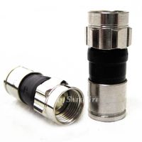 20 Pieces PPC EX6 Plus Satellite TV Digital Cable RG6 COAXIAL Cable Compression Fittings