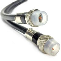 200ft DIRECTV APPROVED 3Ghz SIAMESE DUAL SOLID BARE COPPER RG6 COAXIAL CABLE 18AWG WEATHER SEAL ANTI CORROSION BRASS CONNECTORS UL ETL HD SATELLITE CUT TO ORDER ASSEMBLE IN USA by PHAT SATELLITE INTL