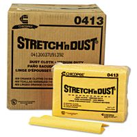 Chix 0413 Stretch 'n Dust Cloths, 12 3/5 x 17, Yellow, 400/Carton