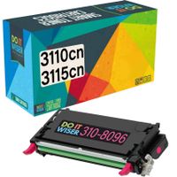 Do it Wiser Compatible Toner Cartridge Replacement for Dell 3110cn 3115cn 3110 3115 | 310-8096 - High Yield 8,000 Pages (Magenta)