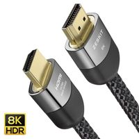 3ft 8K HDMI 2.1 Ultra High Speed 48Gbps Cable Compatible with Apple TV Roku Netflix Playstation Xbox One X Samsung Sony LG