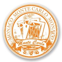 2 x 15cm/150mm Monaco Monte Carlo Vinyl Sticker Decal Laptop Travel Luggage Car iPad Sign Fun #5938