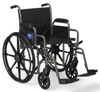 Basic Wheelchair with 20"Wx16"D Seat, Elevating Legrests