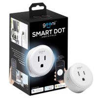 Geeni GN-WW117-199 DOT Smart Outlet Plug, White - No Hub Works with Amazon Alexa Google Assistant Requires 2.4 GHz Wi-Fi