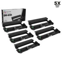 LD Compatible Drum Unit Replacement for Brother DR-630 (5-Pack)