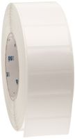 Brady THT-17-483-3 2" Width x 1" Height, B-483 Ultra Aggressive Polyester, Gloss Finish White Thermal Transfer Printable Label (3000 per Roll)