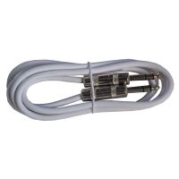Stereo Balanced 1/4 Inch 6.3mm Pro Audio Patch Cable (6ft, White)